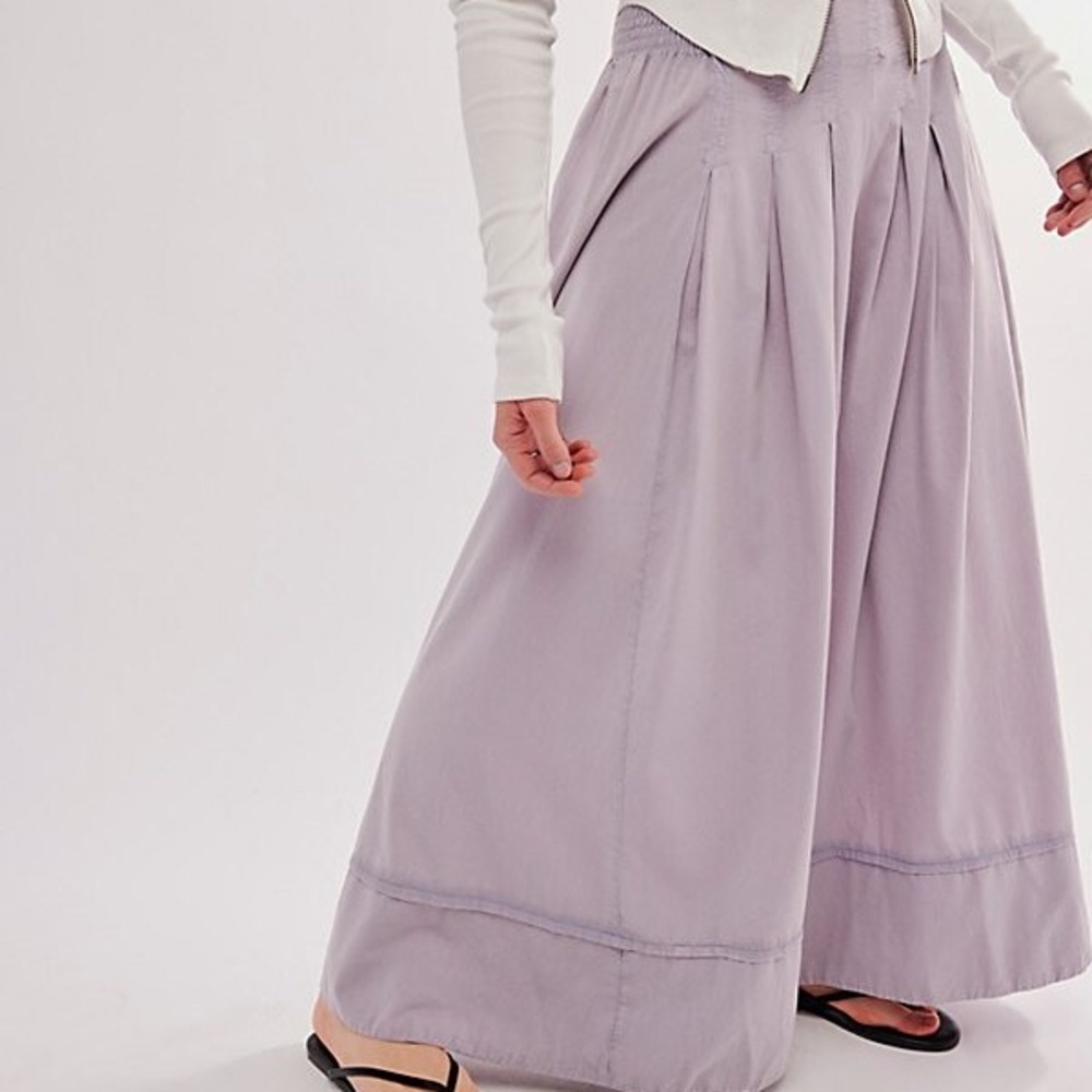 Free People Lavender Wide Leg Pants